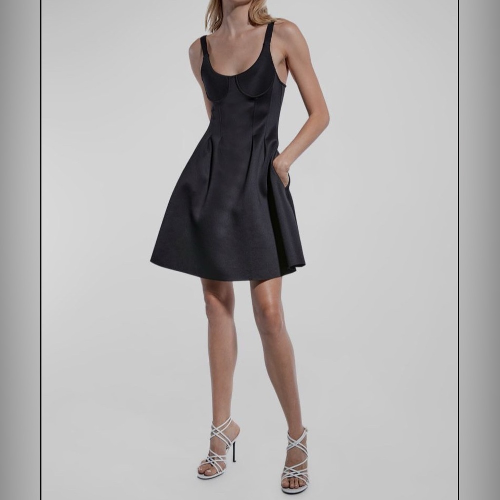 AS by DF Size M Elegant Black Sleeveless Dress